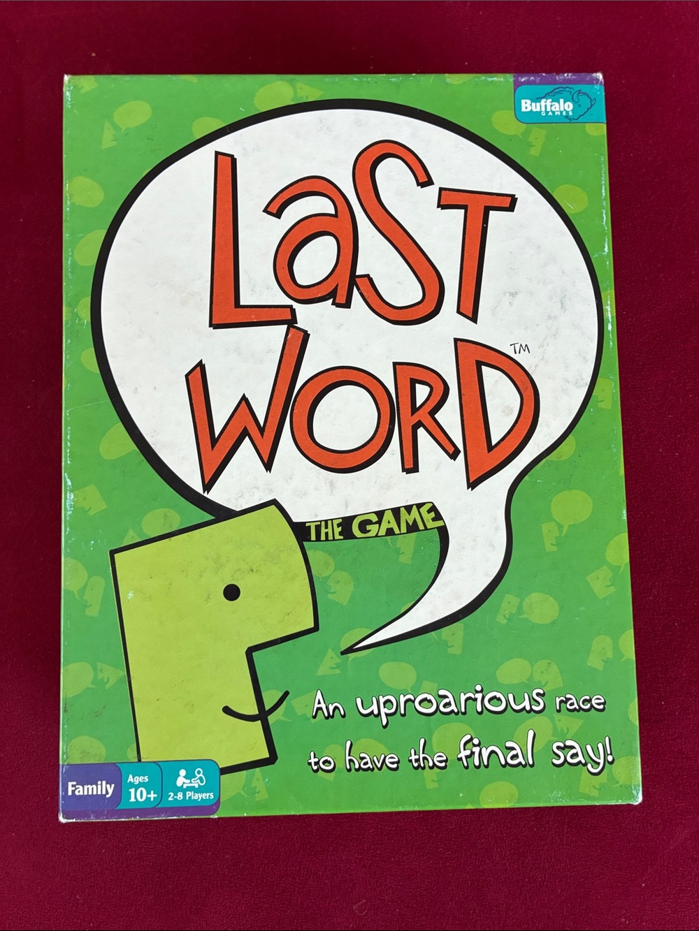 Last Word Board Game - Family Party Game